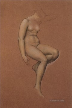  Study Oil Painting - Study for In Memoriam Pre Raphaelite Evelyn De Morgan